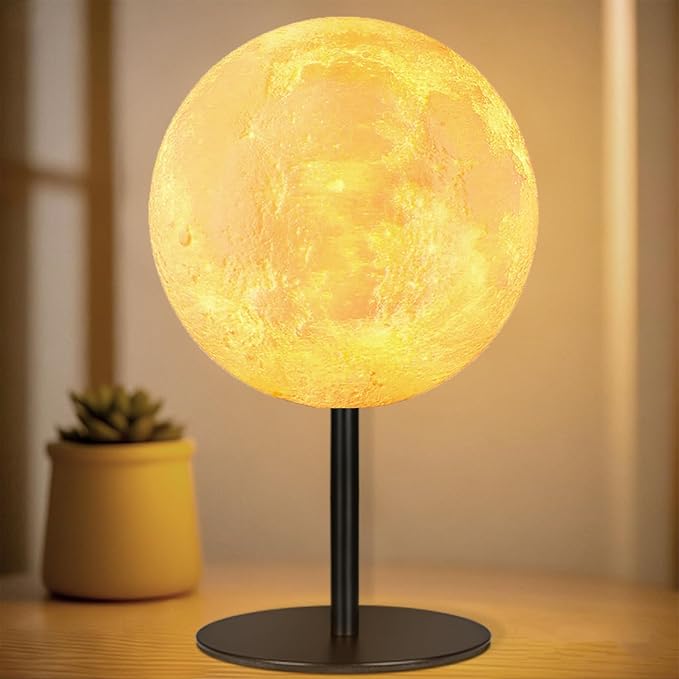 Dimmable Moon Night Light with 30 Lighting Settings for Bedroom and Desk